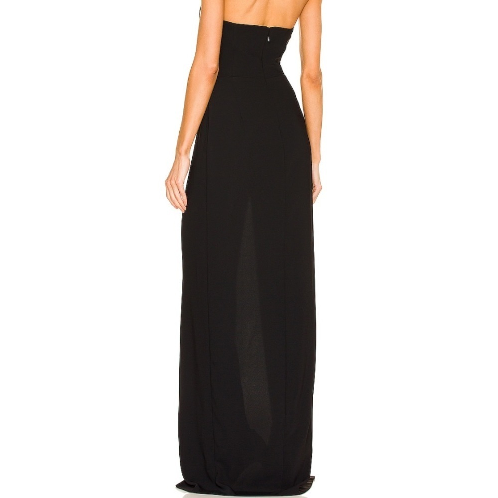 Amanda Uprichard Black Halter Maxi Dress - Picture 4 of 5